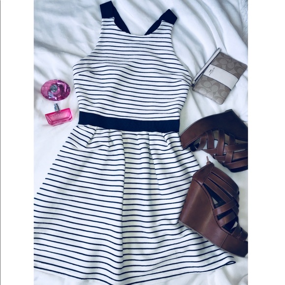 Candie's Dresses & Skirts - Blue & White striped dress